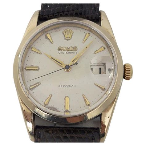 SIGNED ROLEX, PRECISION, REF. 4470, CIRCA 1950 